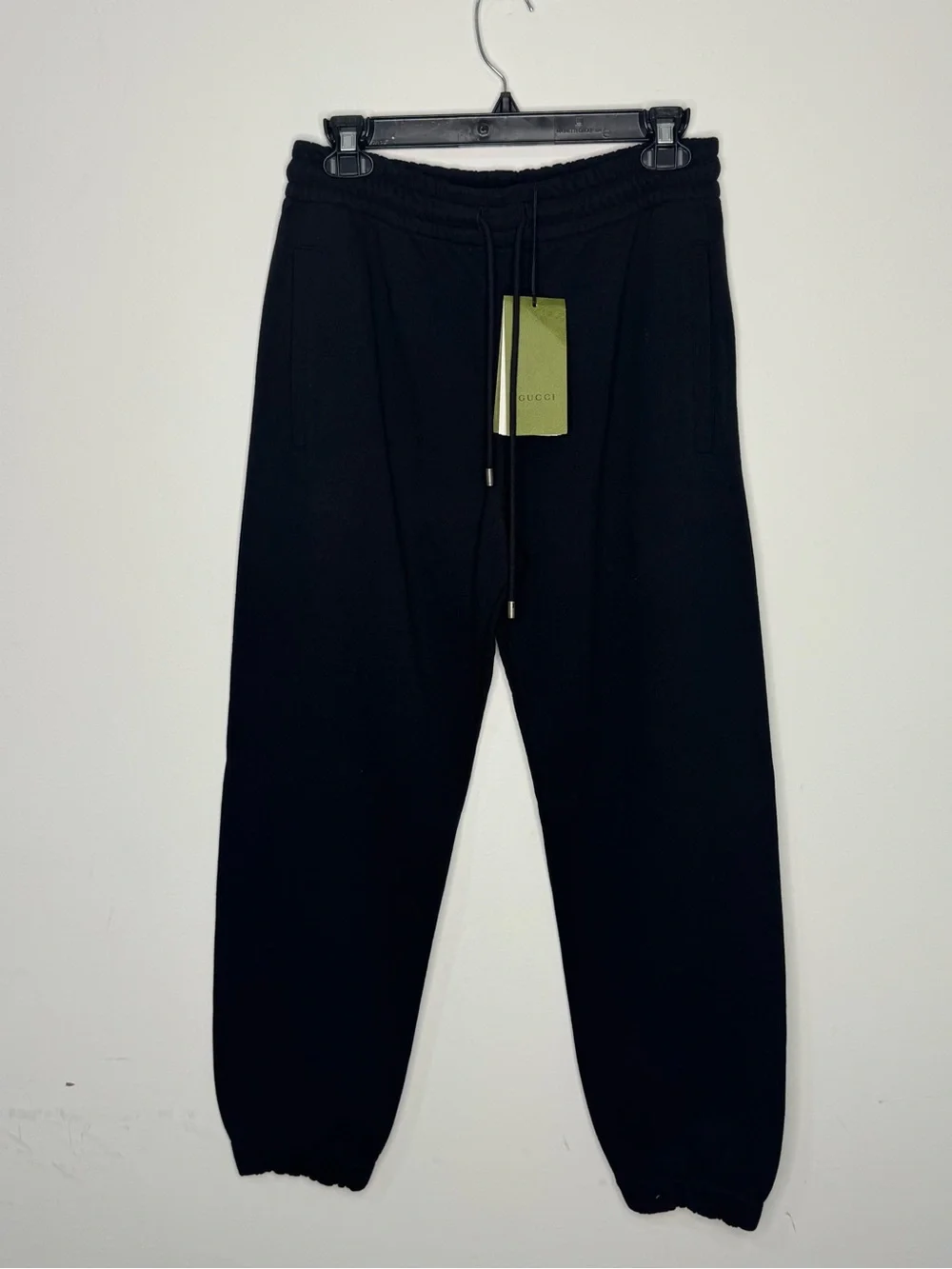 Gucci Jersey Jogging Pants Mirror Print Black Men’s XS